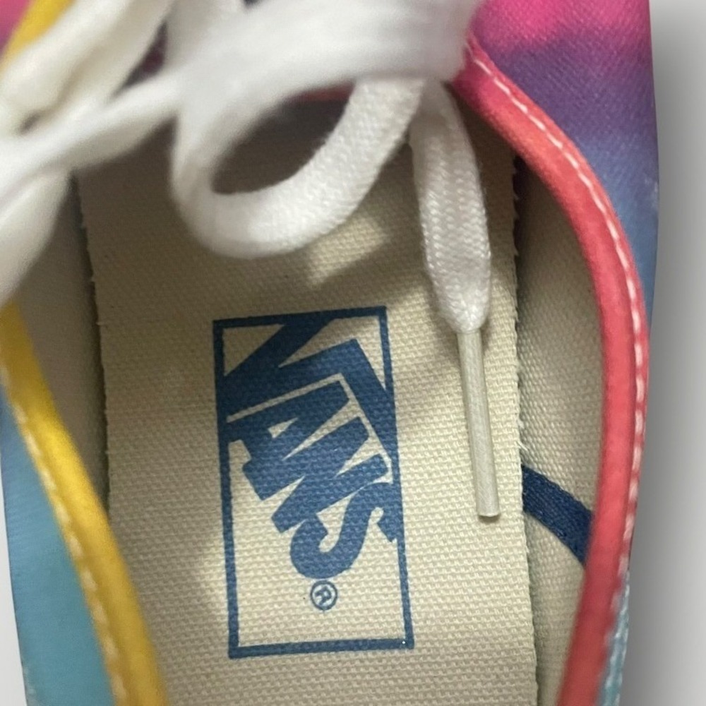 Vans Sneakers Womens 7.5 Mens 6 Rainbow Ombre Gradient Shoes Skater Streetwear - Picture 7 of 8